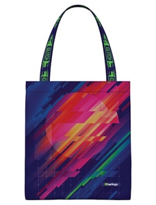 Сумка-шоппер Berlingo "Glitch" 40*35см, 1 отделение, полиэстер 