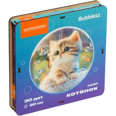 Дер. пазл "Bubblezz" Котенок (30 дет.)