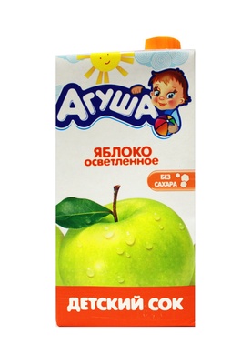 Сок Агуша яблоко осветл. сок 500мл