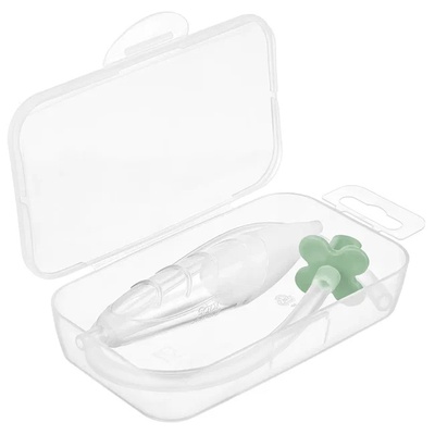 Аспиратор назальный с мягким наконечником ROXY-KIDS (в футляре), оливковый мундштук