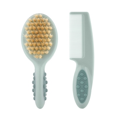 Щеточка с расческой, зеленый