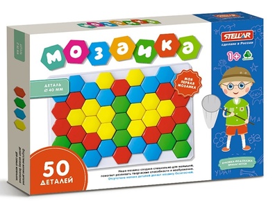 Мозаика д40мм/50 дет. в кор.