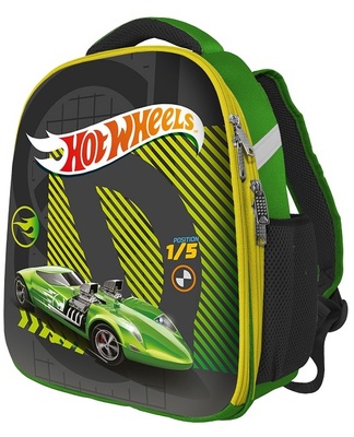 90419 Рюкзак каркасный Hot Wheels  , размер S: 36см х 30см х 17 см