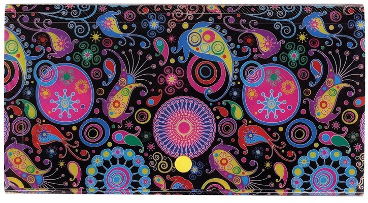 85468 Папка с 12 отделениями на кнопке, 26х14х3см