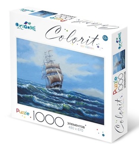 Colorit collection. Пазл. 1000Эл. Поднять паруса! в/к 24*24*4,5 см