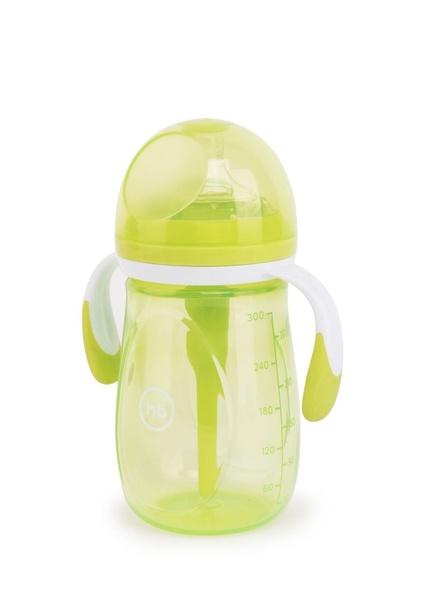 Бутылочка 10020 антикол. с ручками и силик. соской 300 мл.