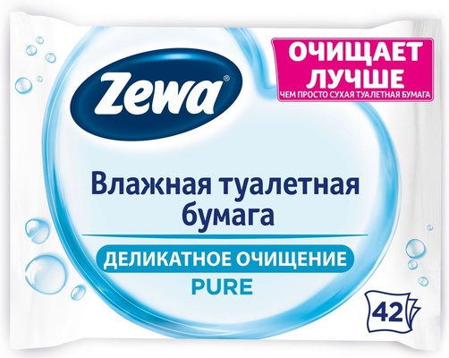 Бумага туалетная вл. детская 40 листов