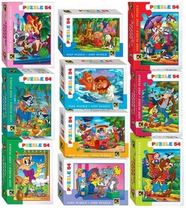 Мозаика "puzzle" 54 "Любимые мультфильмы" 