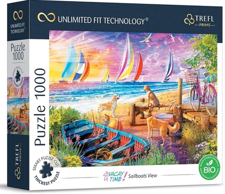 Пазл 1000 дет. Парусники