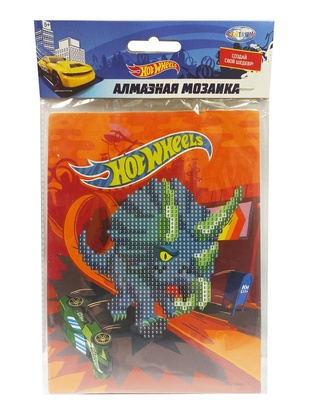90882 Алмазная мозаика Hot Wheels, 20*15 см 