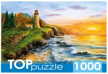 Пазлы 1000 эл. "Маяк на морском берегу"