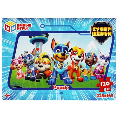 Пазлы 120Д "Суперщенки"