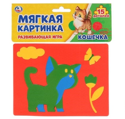 Мягкая картинка «Кошечка» в пак.