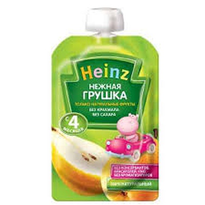 Пюре Хайнц грушка 100 г пауч