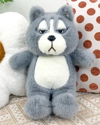 1 Грустный волк 36см