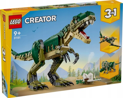 31151 Криэйтор T-Rex, 3в1