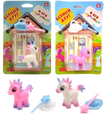 Игрушка "Единорожка", с аксессуарами, блистер