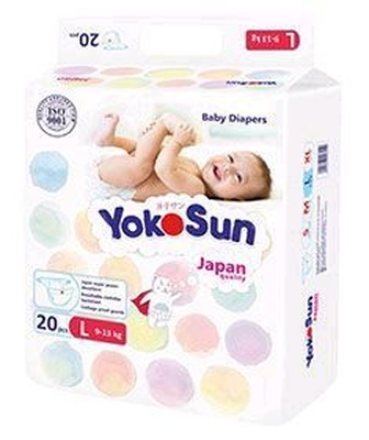 Подгузники "Yokosun" L 9-13 кг. (20 шт.)/8