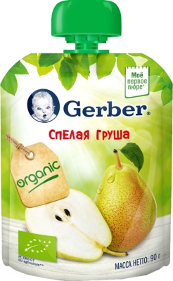 Пюре Гербер Груша 90г/16