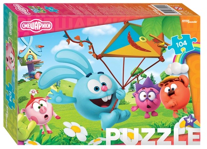 Мозаика "puzzle" 104 "Смешарики" (Мармелад Медиа)