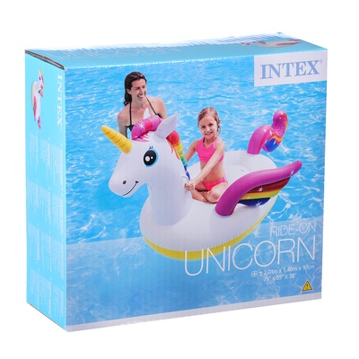 Плотик "Единорог" 201x140x97см  INTEX