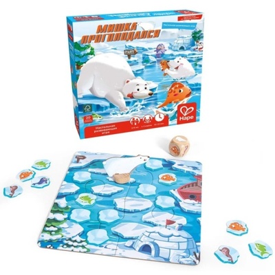 Детская настольная игра "Голодный медвежонок", серия: пора играть