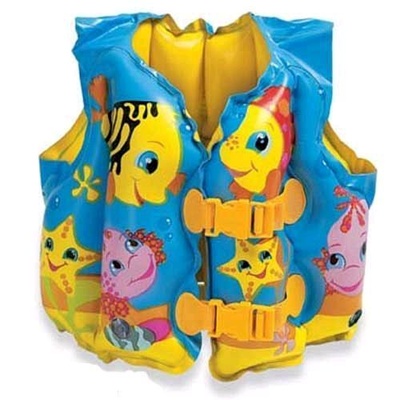 Жилет для плавания "Веселые рыбки" 3-5 лет, 41x30 см INTEX