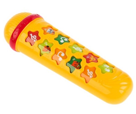 Микрофон Ми-ми-мишки 9 фраз и песен из м/ф. на бат., на карт.