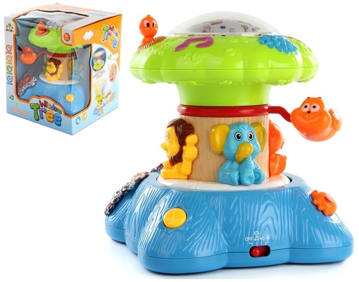 Развивающая игрушка Проектор "Дерево", свет/звук, 20*20*24