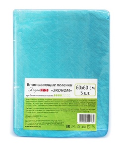 Пеленки впит. "Элара KIDS" эконом 60*60 (5шт)