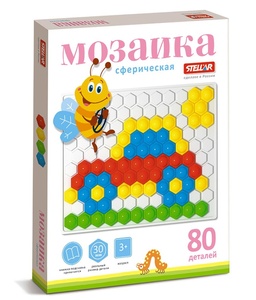 Мозаика д30мм/80 дет. в кор.