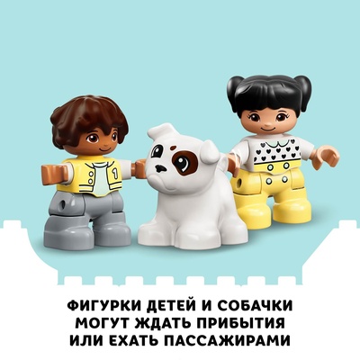 10954 Дупло Поезд с цифрами — учимся считать