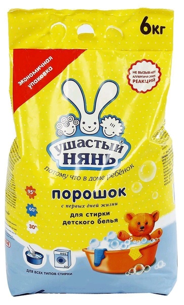 Стир.порошок Ушастый нянь 6000г/3