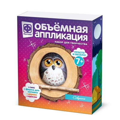 707301 Объемная аппликация Совушка