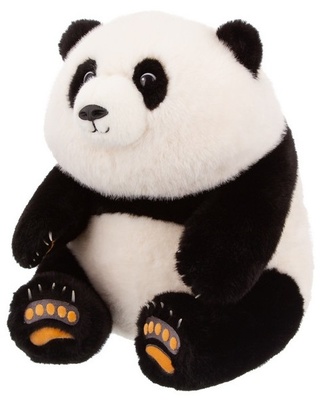 Панда с мягкими коготками, 35 см