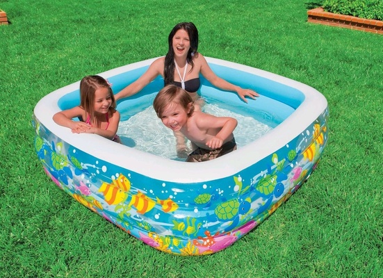 Бассейн надувной "Аквариум" 159х159х50 см Intex 