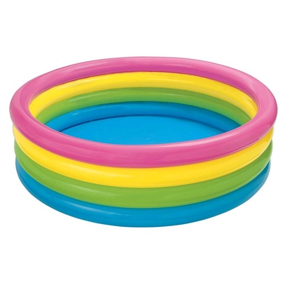 Бассейн "Радуга" детский 168*46т см от 3 лет  INTEX