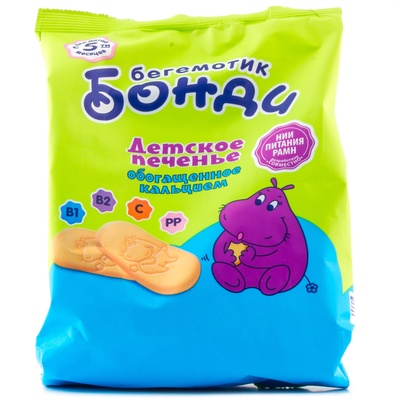 Печенье Бонди-бегемотик - кальций