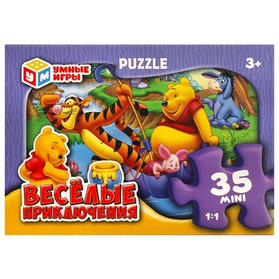 Макси-пазлы 35Д "Весёлые приключения" 