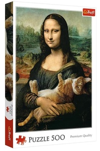 Пазл 500 дет. Мона Лиза с котом