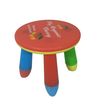 Стул круглый 28,5*25 см red