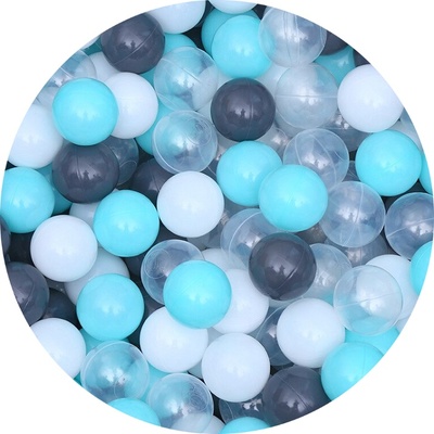 Шарики для сухого бассейна 7см черн/бел/серый 100шт