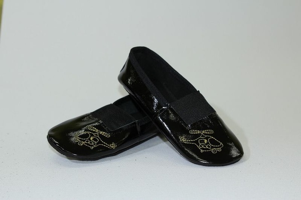 Чешки чёрные иск.кожа Ассорти 305 р.16,5