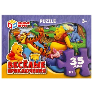 Макси-пазлы 35Д "Весёлые приключения" 