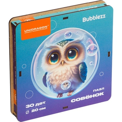 Дер. пазл "Bubblezz" Совенок (30 дет.)