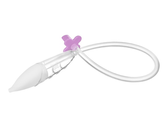 Аспиратор назальный с мягким наконечником ROXY-KIDS (в футляре), розовый мундштук