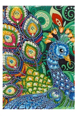 87235 Алмазная мозаика "Павлин"