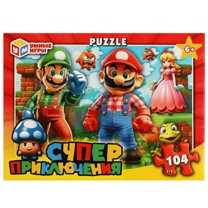 Пазлы 104Д "Суперприключения"
