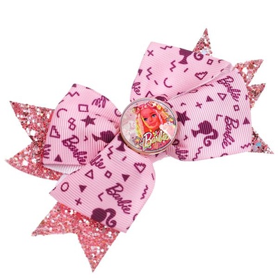 Аксессуары д/девочек Барби бант на заколке