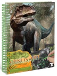 Dino. Набор для рисования в технике граттаж